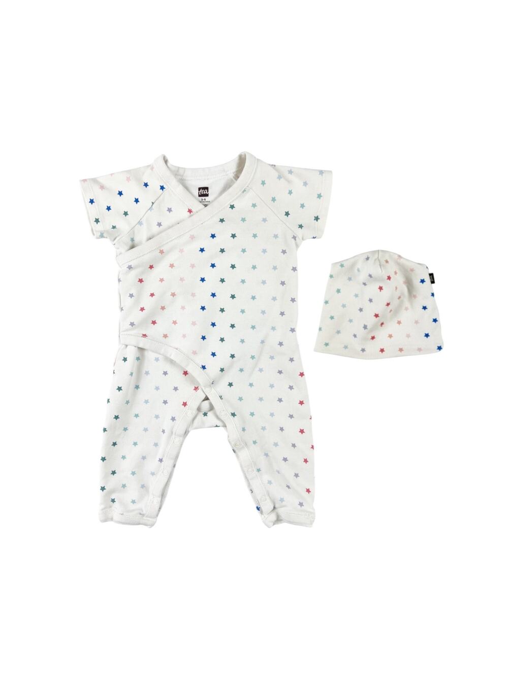 Tea Collection Star Wrap Baby Romper size 3-6 months